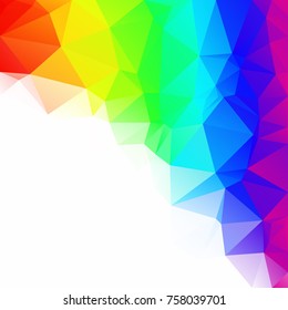 Colorful Polygonal Mosaic Background, Creative Design Templates
