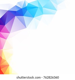 Colorful Polygonal Mosaic Background, Creative Design Templates