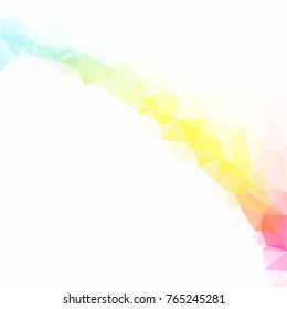 Colorful Polygonal Mosaic Background, Creative Design Templates