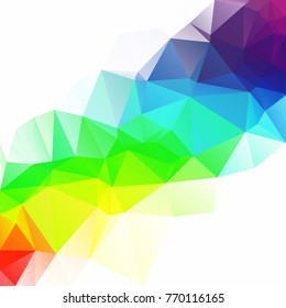 Colorful Polygonal Mosaic Background, Creative Design Templates