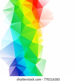 Colorful Polygonal Mosaic Background, Creative Design Templates