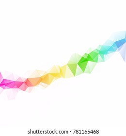 Colorful Polygonal Mosaic Background, Creative Design Templates
