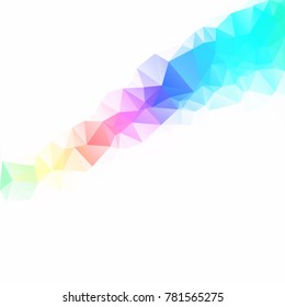 Colorful Polygonal Mosaic Background, Creative Design Templates