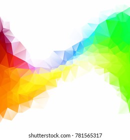 Colorful Polygonal Mosaic Background, Creative Design Templates