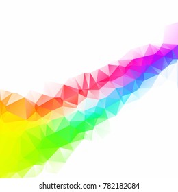Colorful Polygonal Mosaic Background, Creative Design Templates