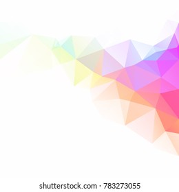 Colorful Polygonal Mosaic Background, Creative Design Templates