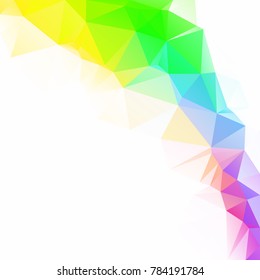 Colorful Polygonal Mosaic Background, Creative Design Templates