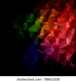 Colorful Polygonal Mosaic Background, Creative Design Templates