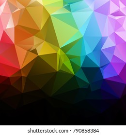 Colorful Polygonal Mosaic Background, Creative Design Templates