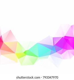 Colorful Polygonal Mosaic Background, Creative Design Templates