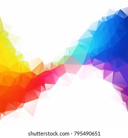 Colorful Polygonal Mosaic Background, Creative Design Templates