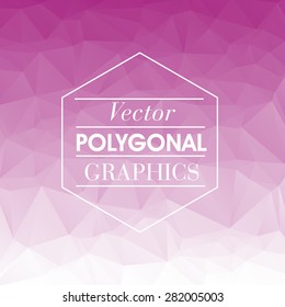 Colorful Polygonal Mosaic Background, Vector illustration, Creative Business Design Templates