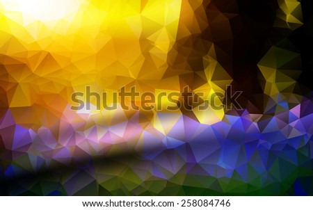 Colorful polygonal mosaic nackground. Creative Business Design Template.Vector illustration.