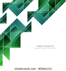 Colorful polygonal shape background
