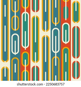 Farbiges Pop-Art-Muster mit Neonstreifen. Nahtlose Textur