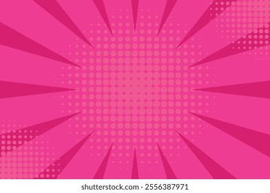 Colorful Pop Up Comic Background Design
