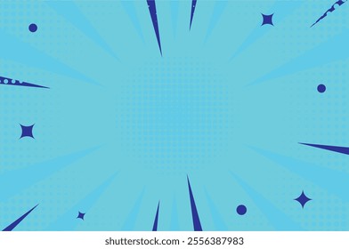 Colorful Pop Up Comic Background Design