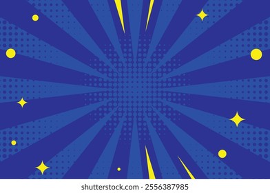 Colorful Pop Up Comic Background Design
