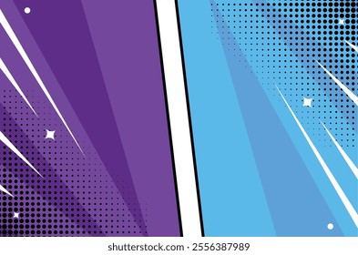 Colorful Pop Up Comic Background Design