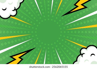 Colorful Pop Up Comic Strip Background Design Collection