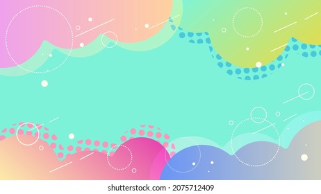Colorful pop design background material