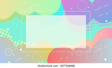 Colorful Pop Design Background Material