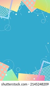 Colorful pop design background material