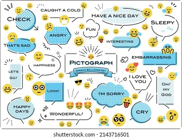 Colorful pop speech bubble design