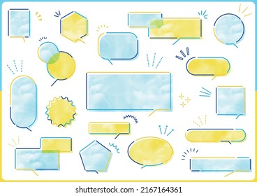 Colorful pop speech bubble design