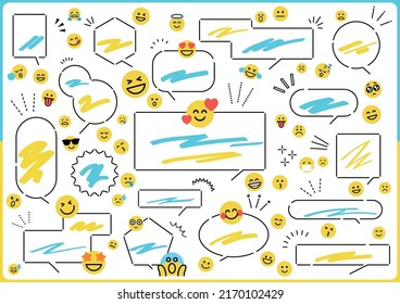Colorful pop speech bubble design