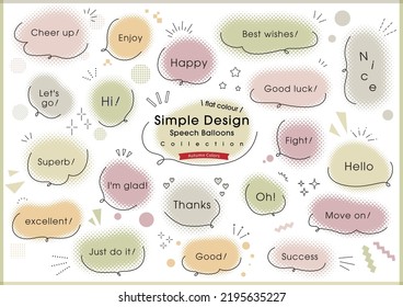 Colorful pop speech bubble design