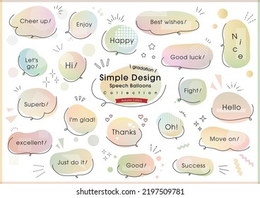 Colorful pop speech bubble design