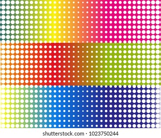Colorful pop-art background in the colors 