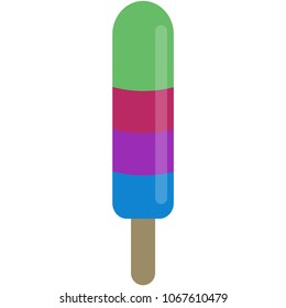 Colorful Popsicle Illustration