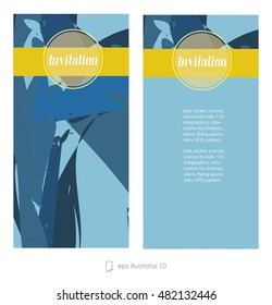 colorful positive invitation brochures