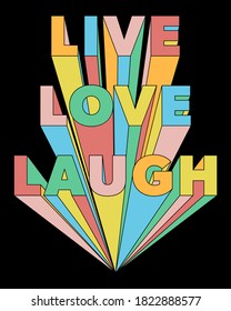 Colorful Positive Statement Artwork For Apparel