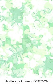 Colorful postcard of flowers
