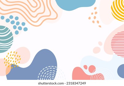 Colorida ilustración vectorial de fondo de afiches.Plantas exóticas, ramas, arte impreso para belleza, moda y productos naturales, wellness, boda y evento.