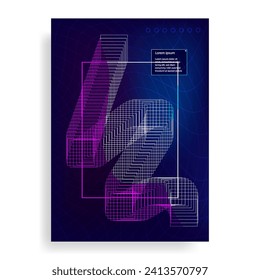 colorful poster blend y2k vector background