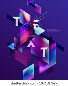 Colorful poster design