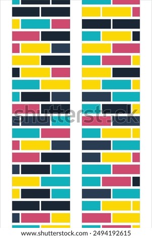 Colorful Potrait Line background for your business template