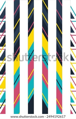 Colorful Potrait Line background for your business template