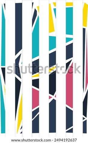 Colorful Potrait Line background for your business template