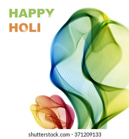Colorful powder paint. Holi festival background. Traditional indian holiday vector.