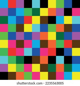 Colorful premium background of squares or cubes