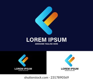 Colorful Premium Geometric Logo. Vector Eps.10