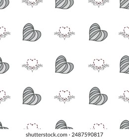 Colorful Preppy Coquette seamless pattern, Background, Perfect for fabric,