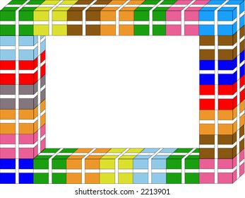 Colorful present border