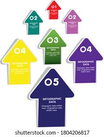 Colorful presentation business infographic template 