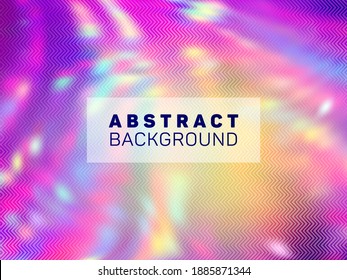 Plantilla de vector de gradiente holográfico de presentación colorida. Papel pintado abstracto con textura holo. Fondo holográfico de gradiente mágico para la presentación.